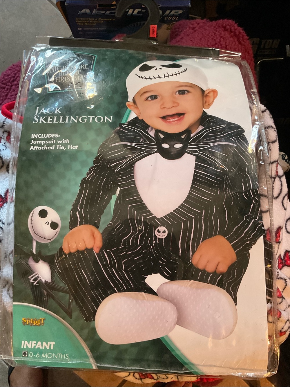 Spirit Jack Skellington Infant Costume - Black & White